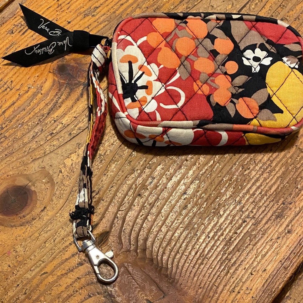 Vera Bradley Multicolor Floral Quilted Wristlet